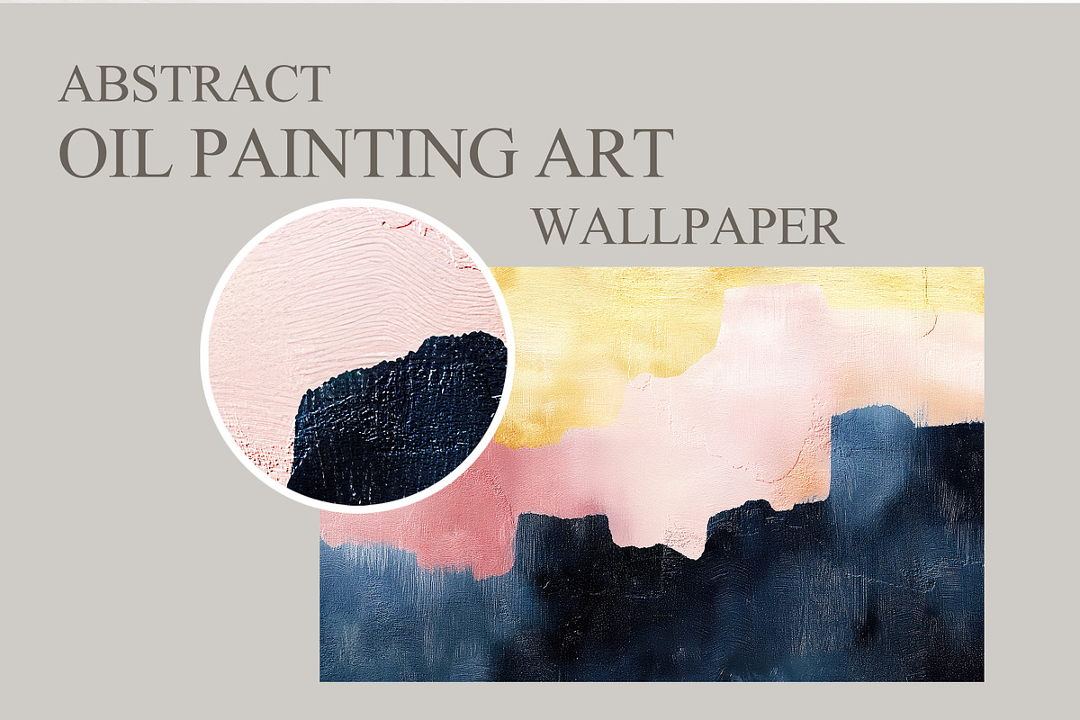 Abstract oil painting art wallpaper, a Decorative Illustration by fei long (Photo 6 of 10)