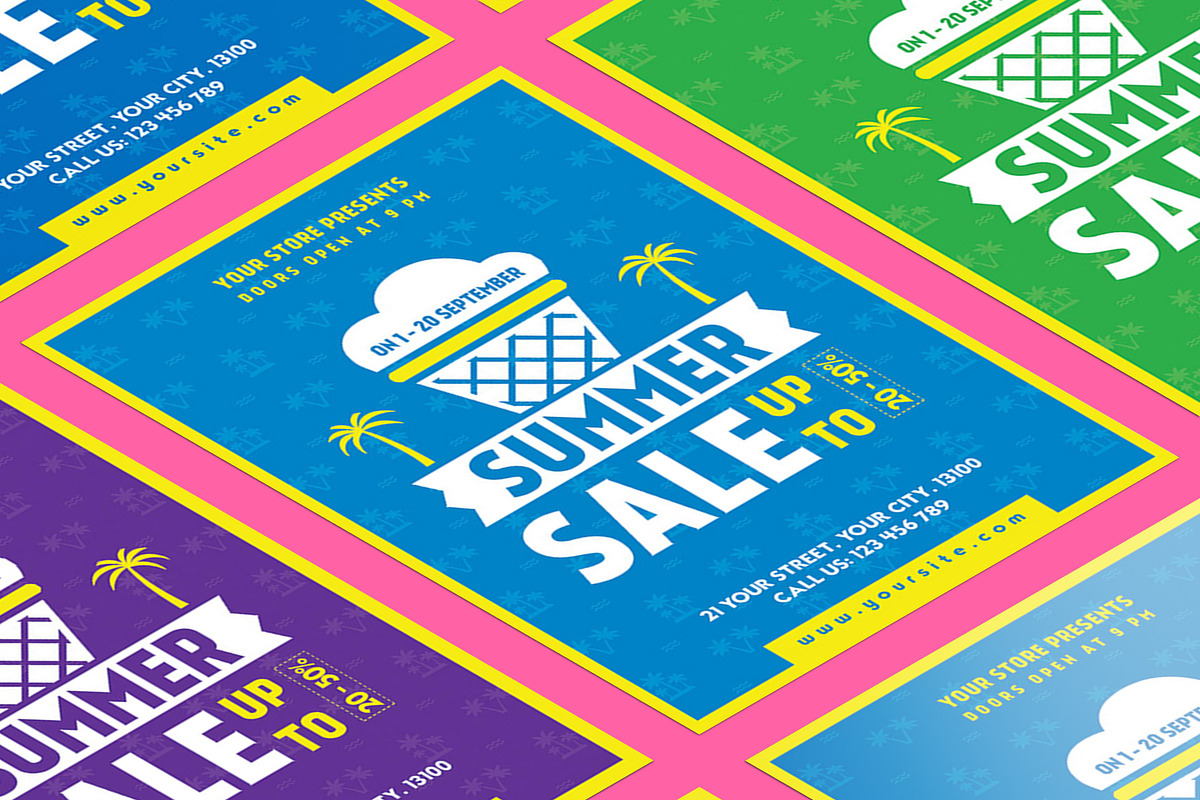 Summer Sale Flyer, a Flyer Template by Rafoz (Photo 2 of 3)