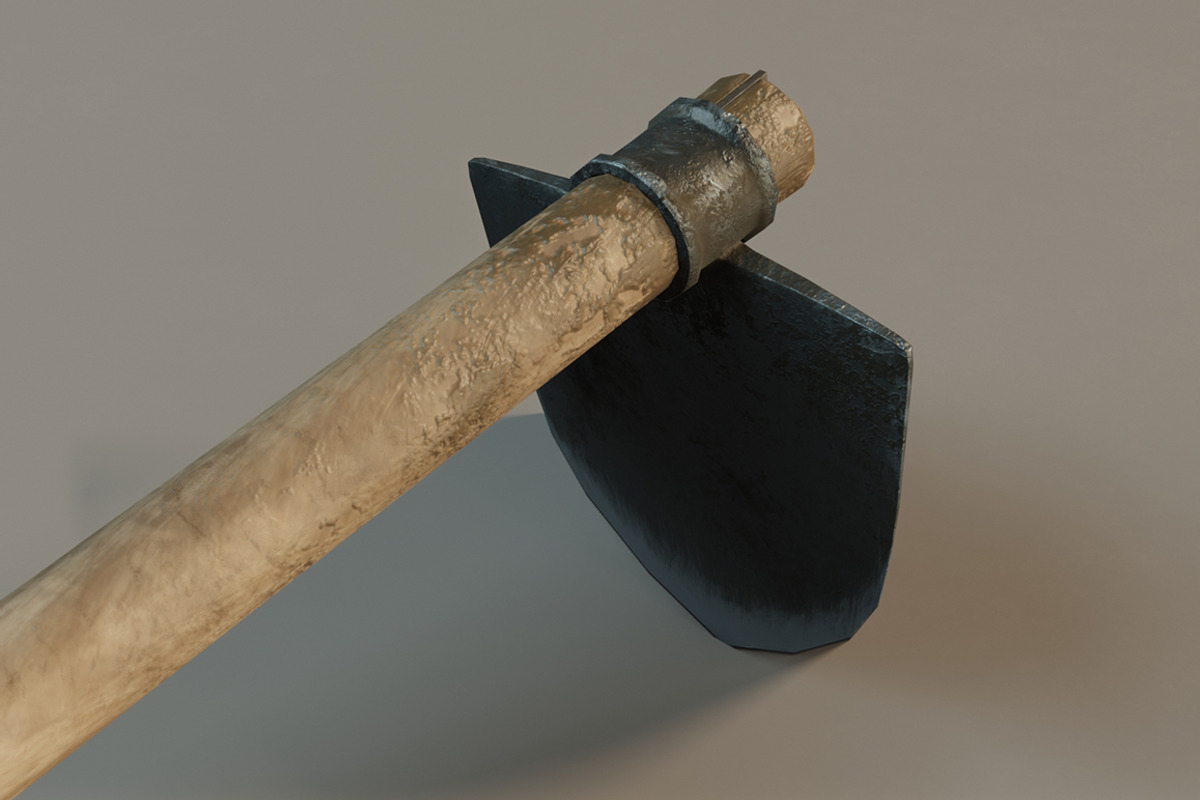 Hoe used, an Object 3D Model by mockupzz (Photo 5 of 7)