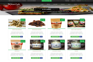 Raw Caf-Bootstrap Theme Restaurant