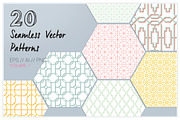 Seamless Vector Geometric Patterns, an Object Graphic by TSTUDIO (Thumbnail 4 of 8)