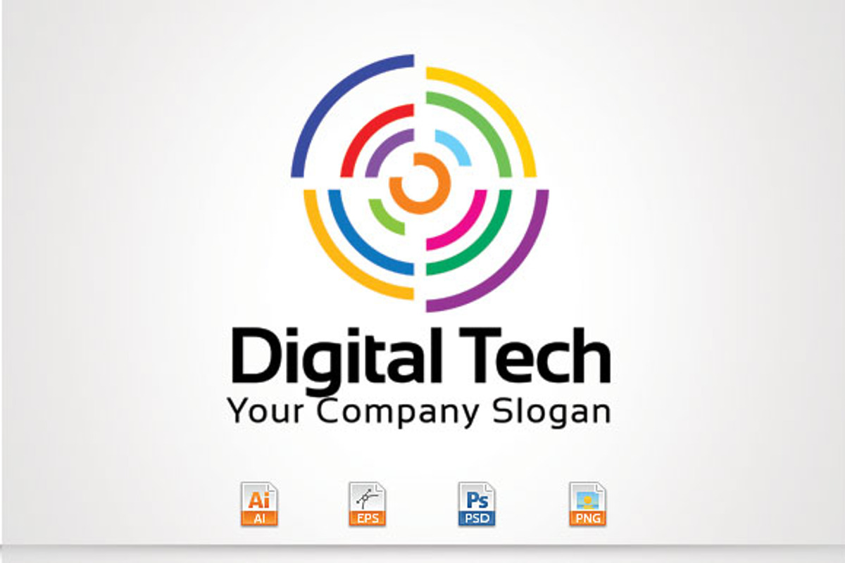 Digital Tech, a Branding & Logo Template by stock6design (Photo 1 of 2)