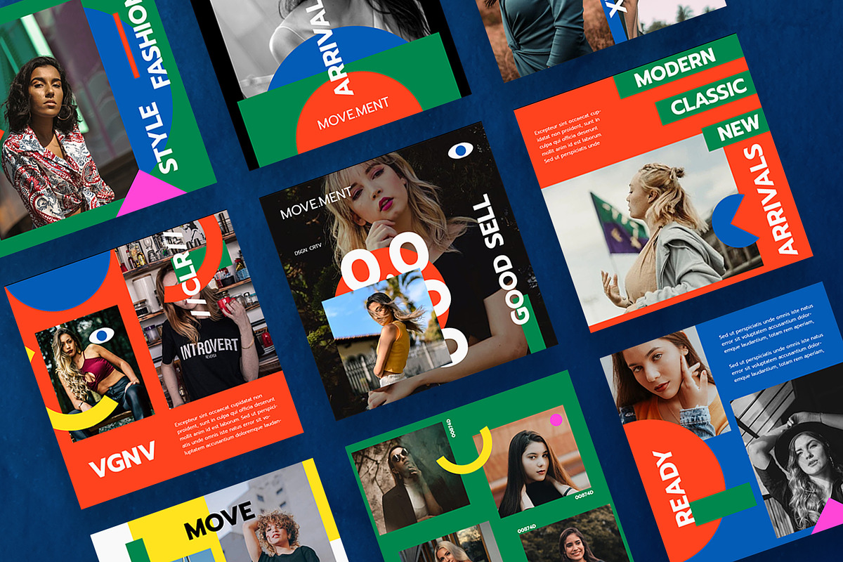 Bold Instagram Templates, a Social Media Template by Azruca (Photo 4 of 9)