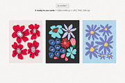 Abstract Modern Flowers Graphics, an Illustration by likorbut (Thumbnail 5 of 7)