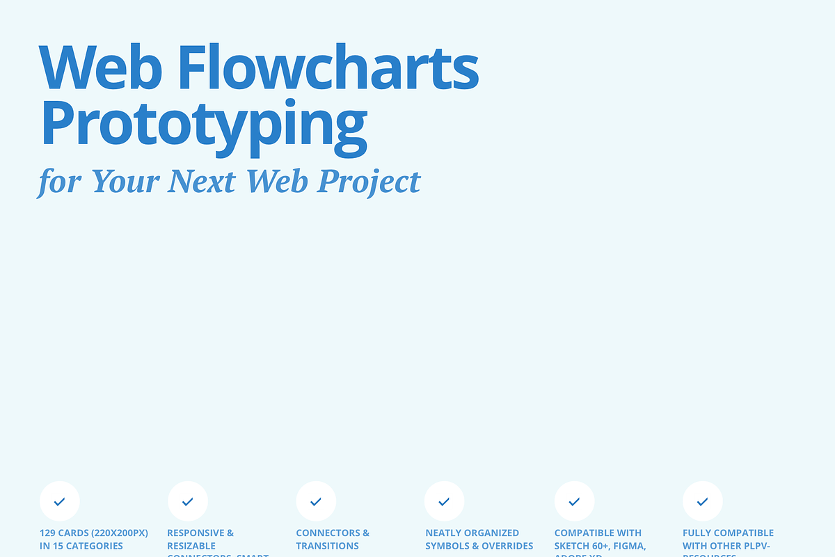 WowFlow1 - Web Flowcharts, a Wireframe Template by UI Kitchen (Photo 2 of 9)