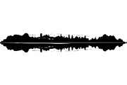 Lake Reflection Silhouette, an Object Graphic by Designer_Momina (Thumbnail 15 of 20)