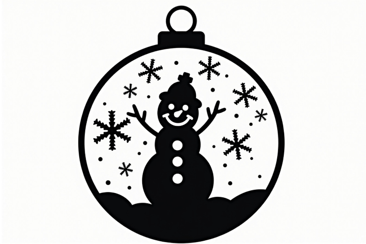 Christmas Laser Cut Ornament Bundle, a Graphic by musafir_fashion (Photo 10 of 16)