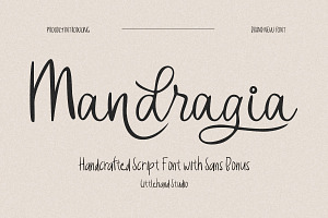 Mandragia Handcrafted Script