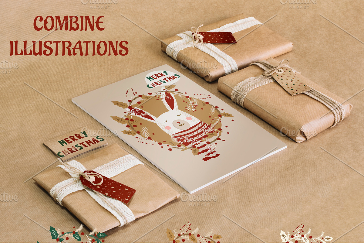 Winter holidays. Christmas pattern, a Pattern Graphic by Lineli (Photo 3 of 15)