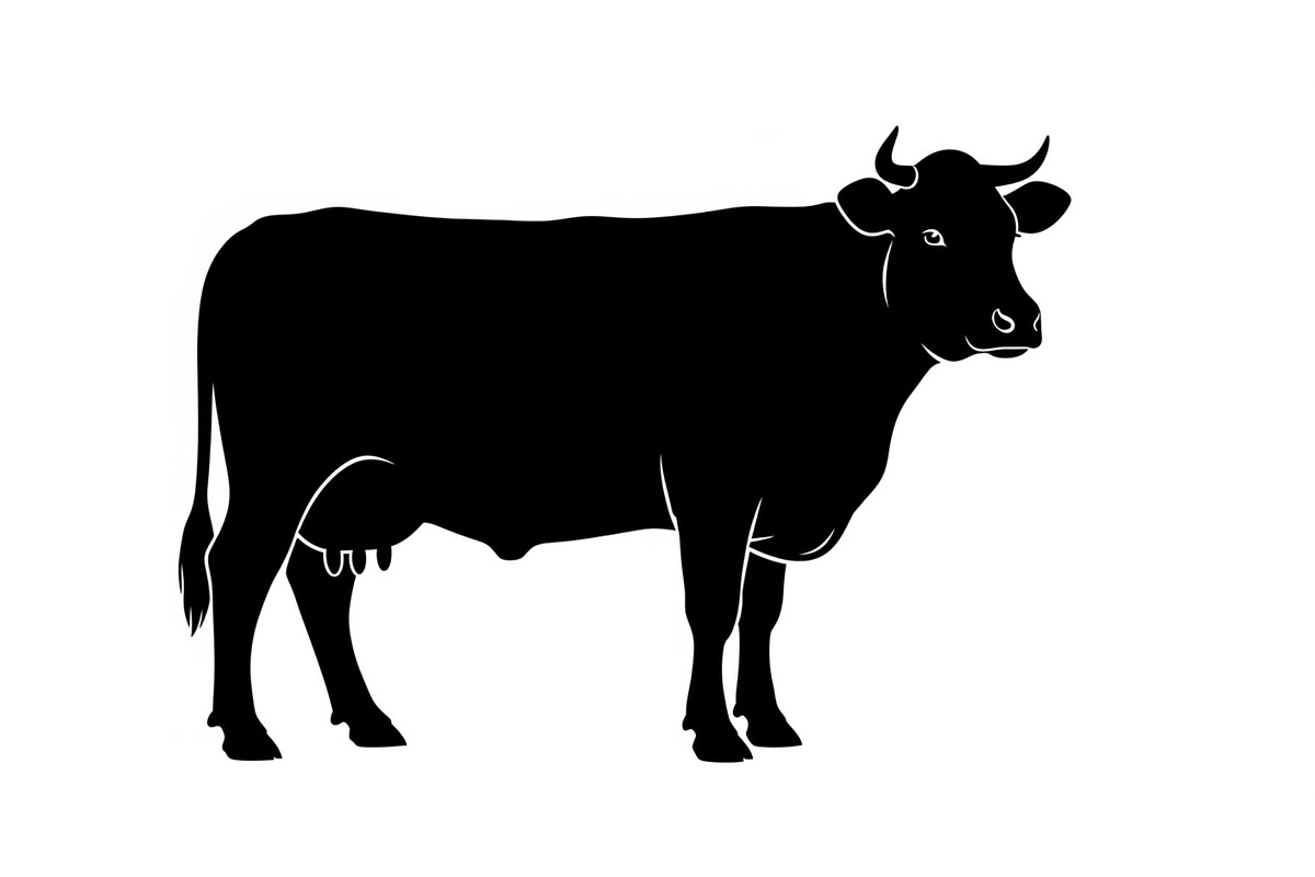 Farm Cow Silhouette Vector Bundle, an Illustration by Designs_River (Photo 13 of 51)