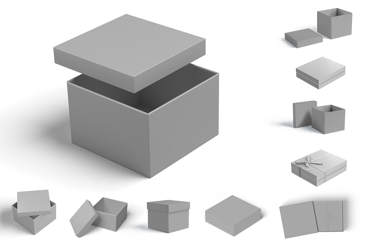 Box Packaging Mockup, a Product Mockup by Designbuys (Photo 14 of 14)