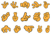 50+Four-Fingered Cartoon Hands Pack, an Object Illustration by Graplick (Thumbnail 3 of 3)