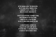 Shadow Noir Typeface, a Serif Font by HipFonts (Thumbnail 4 of 8)