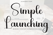 Simple Launching, a Handwritten Font by FreshTypeINK (Thumbnail 1 of 8)