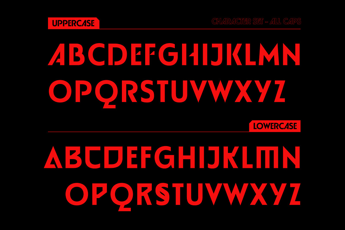 Mulqie – Rebellious Geometric Modern, a Sans Serif Font by Drizy (Photo 4 of 10)