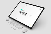 Light & Dark  Business Plan Template, a Presentation Template by evgenystudio (Thumbnail 2 of 11)
