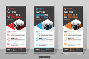 Business Roll-up Banner, a Print Template by Tanuart