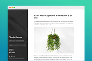 Simio Tumblr theme, a Websites & App Template by Dabu Themes (Thumbnail 1 of 3)