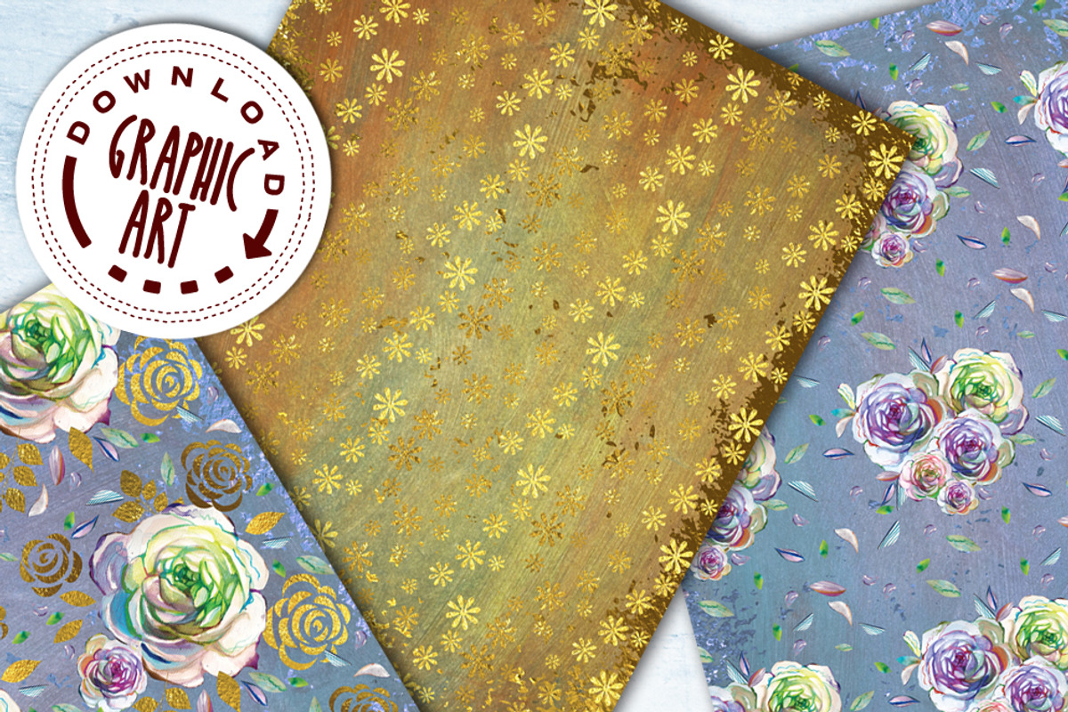 DIGITAL PAPER PATTERNS PACK, a Pattern Graphic by Download Graphic Art (Photo 4 of 5)