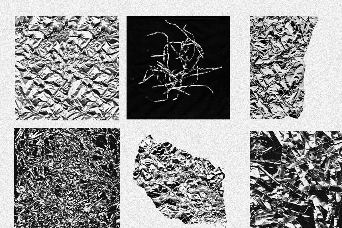 Aluminum Foil Scans, a Texture Graphic by Nashville Assets Co. (Photo 5 of 5)