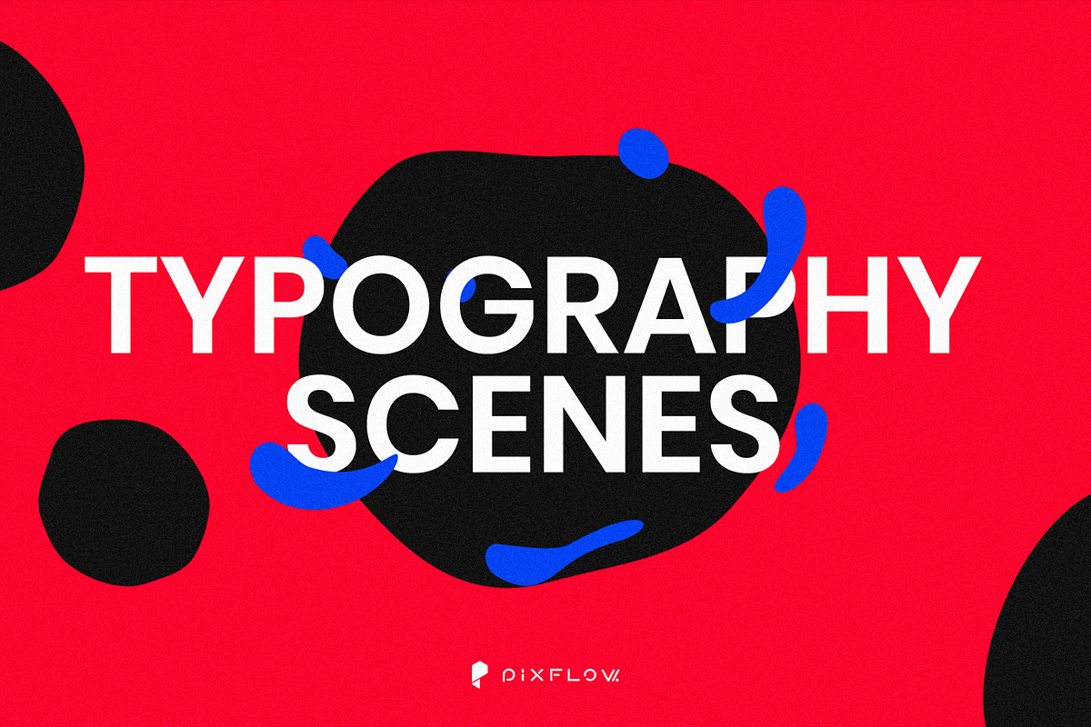 Typography Scenes, a Marketing Template by Pixflow (Photo 1 of 7)