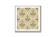 Damask Seamless Vector Pattern, a Pattern Graphic by FineArtStudio (Thumbnail 2 of 3)
