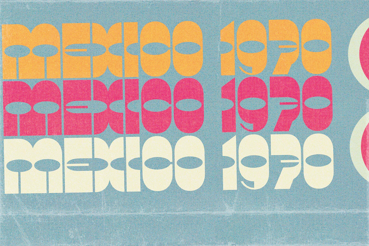 Lunatique | Three retro fonts, a Font by The Flying Type (Photo 7 of 13)