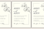 Minimalist Wedding Invitation Suite!, a Print Template by TheSimplySereneShop (Thumbnail 2 of 5)