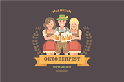 Beer festival characters, a Food Illustration by Ivan Dubovik (Thumbnail 5 of 7)
