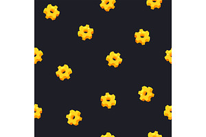 Vector seamless pattern, a Decorative Illustration by Elen_Art