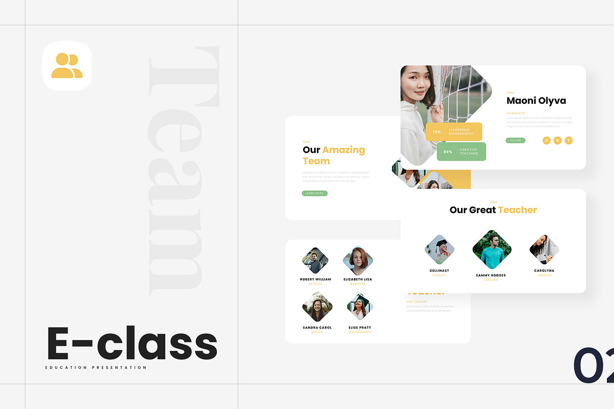 E-class – Google Slides Template, a Presentation Template by Ermedia Studio (Photo 3 of 8)