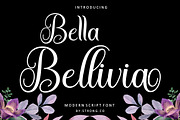 Bella Bellivia, a Script Font by Strong.co (Thumbnail 1 of 9)