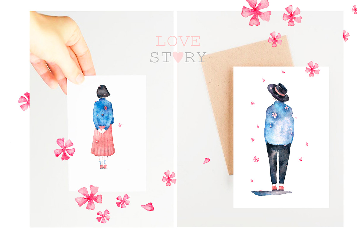 Love Story, a Decorative Illustration by Knysh Ksenya (Photo 4 of 13)