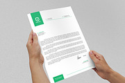 Corporate Letterhead 9 with MS Word, a Stationery Template by ND Design (Thumbnail 8 of 8)