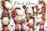 Floral Horse, an Illustration by CreationArt (Thumbnail 1 of 5)
