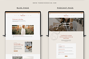 Blog, Podcast Wix Website Template, a Wix Template by Ton Rêve Design Studio (Thumbnail 5 of 9)