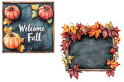 Autumn Back to School Clipart, a Seasonal Illustration by Designworld (Thumbnail 4 of 6)