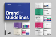 Brand Identity Guidelines Landscape, a Brochure Template by E-Type (Thumbnail 1 of 8)