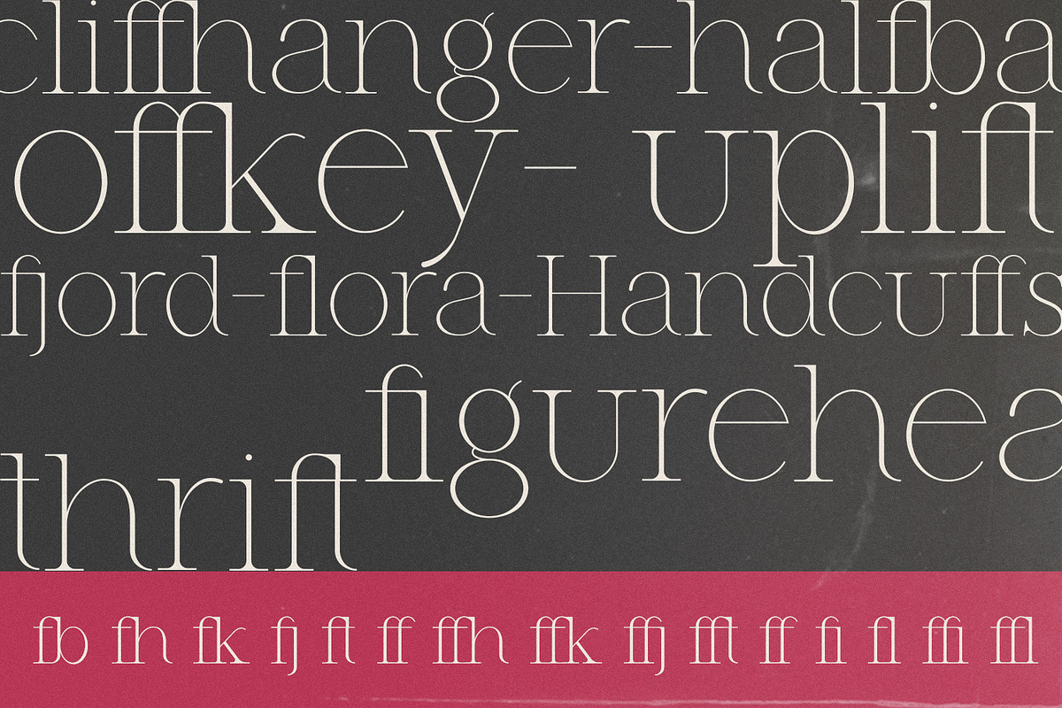 Pythagoras, a Serif Font by FactoryType Studio (Photo 7 of 12)