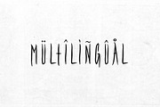 Big Duck - gothic condensed font, a Blackletter Font by doffdog (Thumbnail 6 of 7)