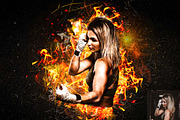 Fire & Sparks Photoshop Action, an Action Add-On by Studio Retouch (Thumbnail 2 of 14)
