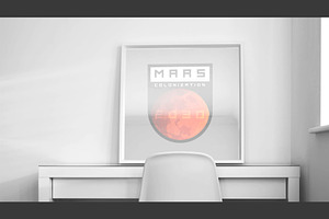 16 Space Mars Themed Logos