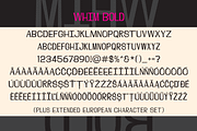 Whim Font Family, a Sans Serif Font by Typekirk (Thumbnail 7 of 9)