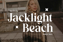 Jacklight Beach Serif Retro Font