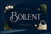 Bollent - Modern And Luxury Typeface, a Serif Font by Fype Co. (Thumbnail 1 of 10)
