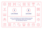 Sport Line Icons, an Outline Icon by Made by Made (Thumbnail 4 of 7)