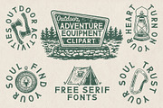 Outdoor Adventure Equipment Clipart, an Illustration by Southerntown (Thumbnail 1 of 5)