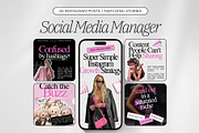 Social Media Manager Insta Template, a Social Media Template by ZenSocialDesigns (Thumbnail 1 of 9)