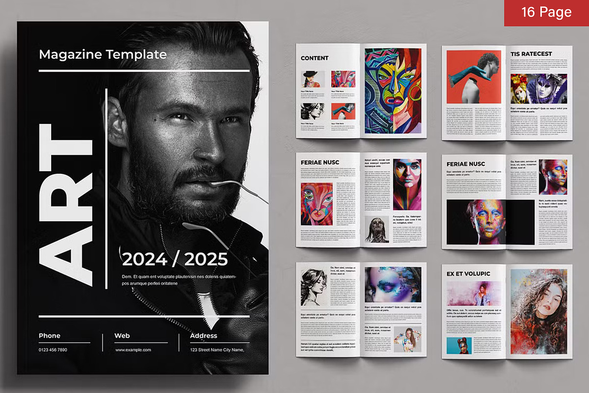 Magazine Bundle, a Magazine Template by ContestDesign (Photo 37 of 84)