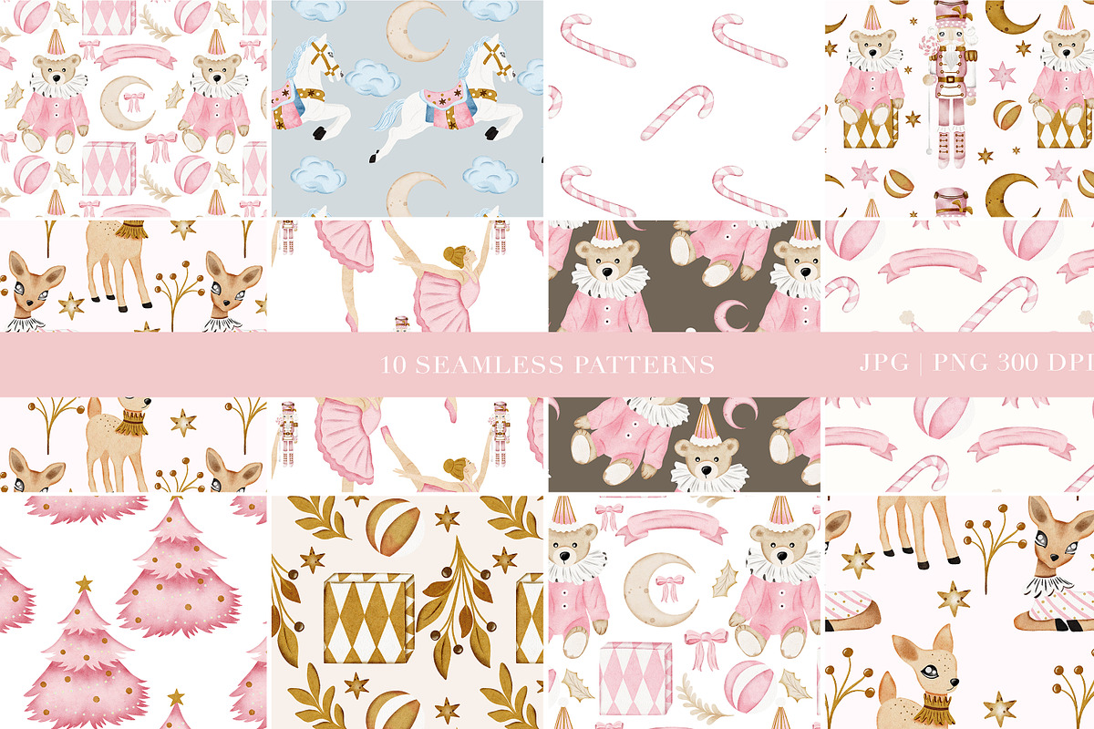 Candy Christmas Nursery Collection, a Decorative Illustration by Pati Paints (Photo 7 of 13)